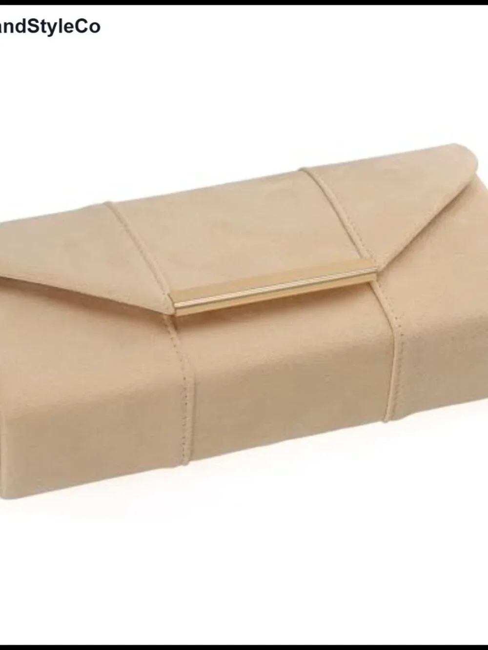 Faux Suede Envelope Clutch Purse Evening Velvet Handbag Foldover Chain Crossbody